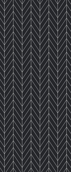 Grey Chevron Acrylic Shower Wall Panel 2440mm x 1220mm (3mm Thick) - CladdTech