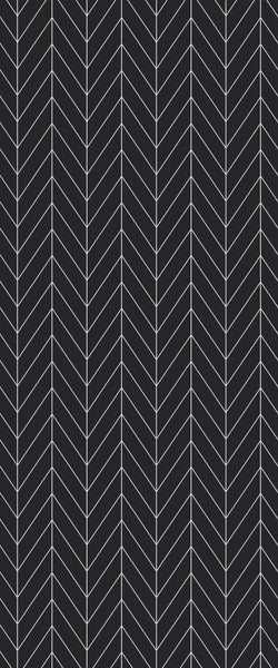 Grey Chevron Acrylic Shower Wall Panel 2440mm x 1220mm (3mm Thick) - CladdTech