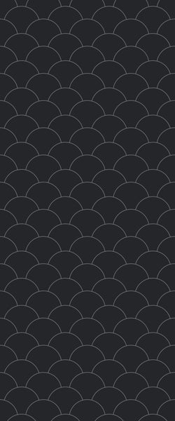 Grey Fishscales Acrylic Shower Wall Panel 2440mm x 1220mm (3mm Thick) - CladdTech