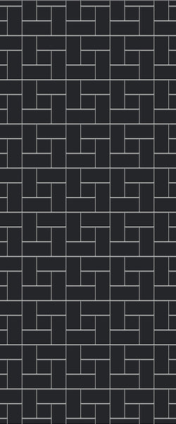 Grey Windmill Acrylic Shower Wall Panel 2440mm x 1220mm (3mm Thick) - CladdTech