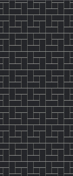 Grey Windmill Acrylic Shower Wall Panel 2440mm x 1220mm (3mm Thick) - CladdTech