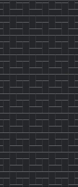 Grey Windmill Acrylic Shower Wall Panel 2440mm x 1220mm (3mm Thick) - CladdTech