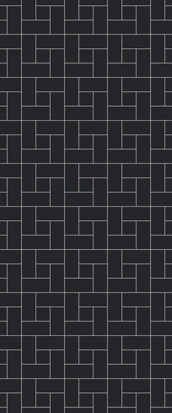 Grey Windmill Acrylic Shower Wall Panel 2440mm x 1220mm (3mm Thick) - CladdTech