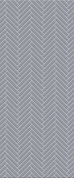 Grey Double Herringbone Tile Acrylic Shower Wall Panel 2440mm x 1220mm (3mm Thick) - CladdTech