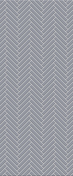 Grey Double Herringbone Tile Acrylic Shower Wall Panel 2440mm x 1220mm (3mm Thick) - CladdTech