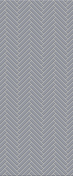 Grey Double Herringbone Tile Acrylic Shower Wall Panel 2440mm x 1220mm (3mm Thick) - CladdTech