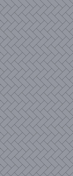 Grey Diagonal Herringbone Tile Acrylic Shower Wall Panel 2440mm x 1220mm (3mm Thick) - CladdTech