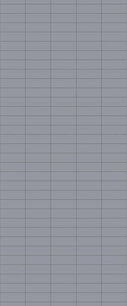 Grey Horizontal Block Acrylic Shower Wall Panel 2440mm x 1220mm (3mm Thick) - CladdTech