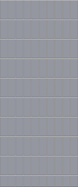 Grey Vertical Block Acrylic Shower Wall Panel 2440mm x 1220mm (3mm Thick) - CladdTech