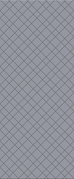 Grey Basket Weave Acrylic Shower Wall Panel 2440mm x 1220mm (3mm Thick) - CladdTech