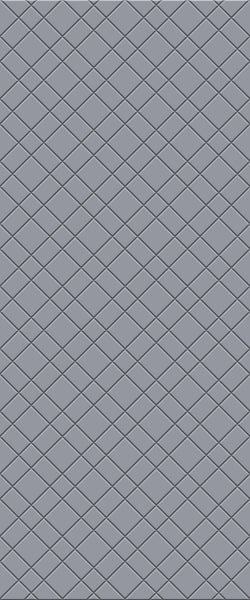 Grey Basket Weave Acrylic Shower Wall Panel 2440mm x 1220mm (3mm Thick) - CladdTech