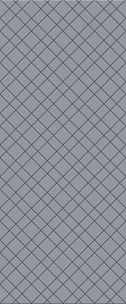 Grey Basket Weave Acrylic Shower Wall Panel 2440mm x 1220mm (3mm Thick) - CladdTech