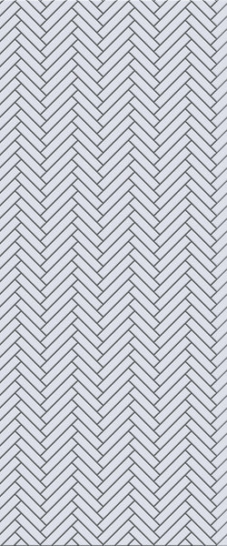 Grey Single Herringbone Tile Acrylic Shower Wall Panel 2440mm x 1220mm (3mm Thick) - CladdTech