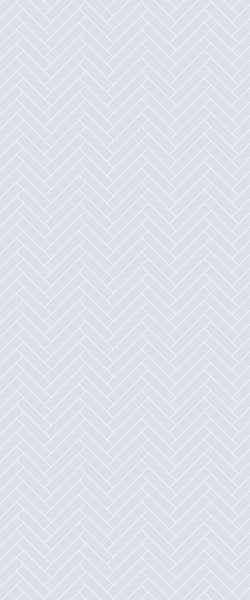 Grey Single Herringbone Tile Acrylic Shower Wall Panel 2440mm x 1220mm (3mm Thick) - CladdTech