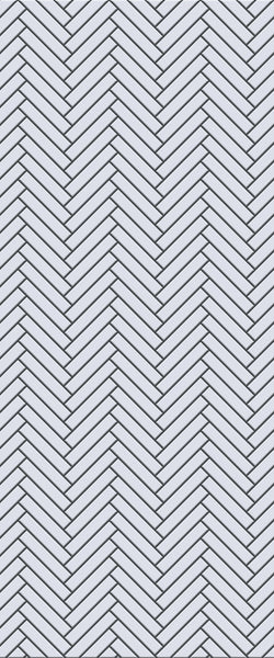 Grey Double Herringbone Tile Acrylic Shower Wall Panel 2440mm x 1220mm (3mm Thick) - CladdTech