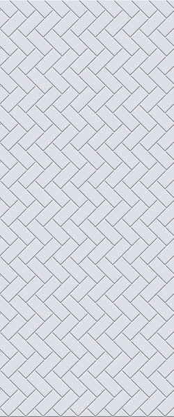 Grey Diagonal Herringbone Tile Acrylic Shower Wall Panel 2440mm x 1220mm (3mm Thick) - CladdTech