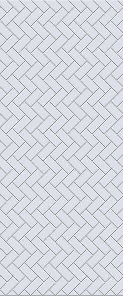Grey Diagonal Herringbone Tile Acrylic Shower Wall Panel 2440mm x 1220mm (3mm Thick) - CladdTech