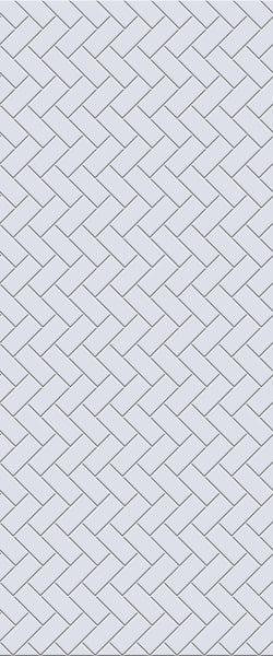 Grey Diagonal Herringbone Tile Acrylic Shower Wall Panel 2440mm x 1220mm (3mm Thick) - CladdTech