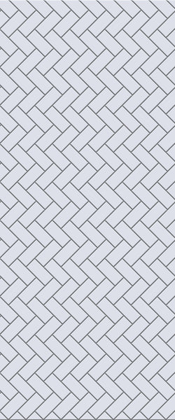 Grey Diagonal Herringbone Tile Acrylic Shower Wall Panel 2440mm x 1220mm (3mm Thick) - CladdTech