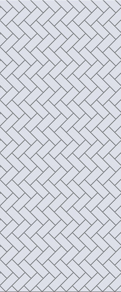 Grey Diagonal Herringbone Tile Acrylic Shower Wall Panel 2440mm x 1220mm (3mm Thick) - CladdTech