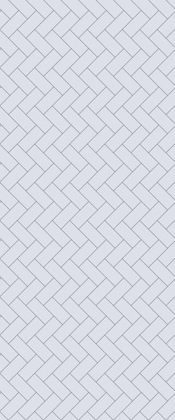 Grey Diagonal Herringbone Tile Acrylic Shower Wall Panel 2440mm x 1220mm (3mm Thick) - CladdTech