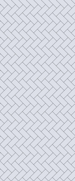 Grey Diagonal Herringbone Tile Acrylic Shower Wall Panel 2440mm x 1220mm (3mm Thick) - CladdTech