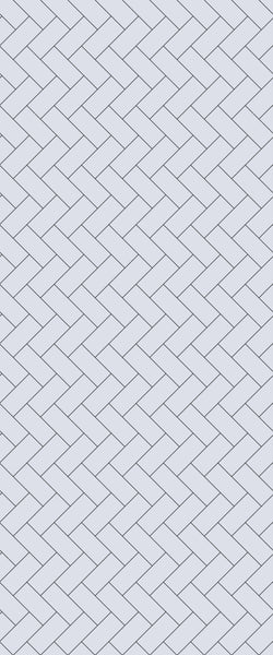 Grey Diagonal Herringbone Tile Acrylic Shower Wall Panel 2440mm x 1220mm (3mm Thick) - CladdTech