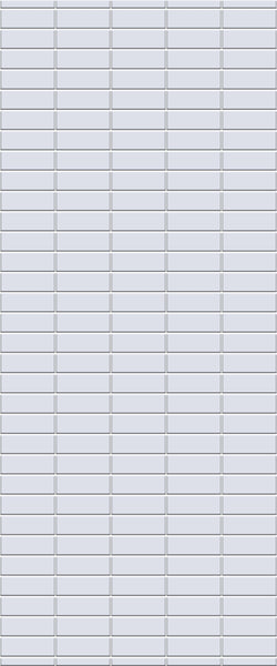 Grey Horizontal Block Acrylic Shower Wall Panel 2440mm x 1220mm (3mm Thick) - CladdTech