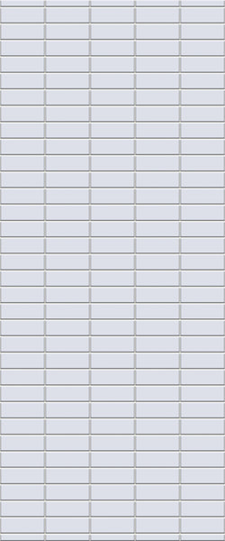 Grey Horizontal Block Acrylic Shower Wall Panel 2440mm x 1220mm (3mm Thick) - CladdTech
