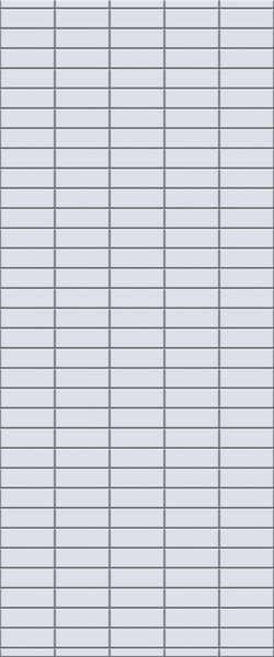 Grey Horizontal Block Acrylic Shower Wall Panel 2440mm x 1220mm (3mm Thick) - CladdTech