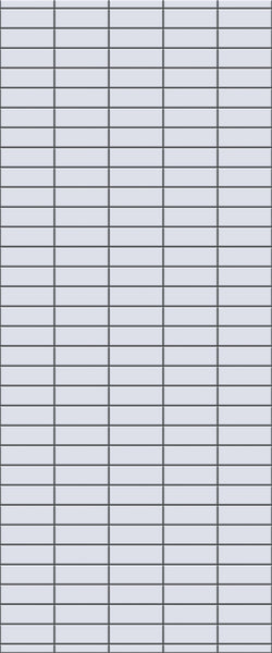 Grey Horizontal Block Acrylic Shower Wall Panel 2440mm x 1220mm (3mm Thick) - CladdTech