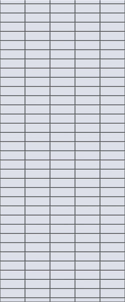 Grey Horizontal Block Acrylic Shower Wall Panel 2440mm x 1220mm (3mm Thick) - CladdTech