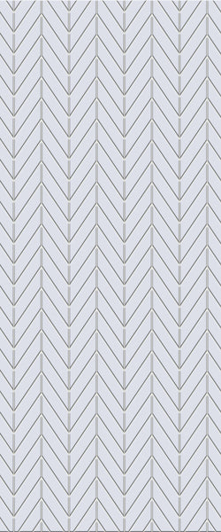 Grey Chevron Acrylic Shower Wall Panel 2440mm x 1220mm (3mm Thick) - CladdTech