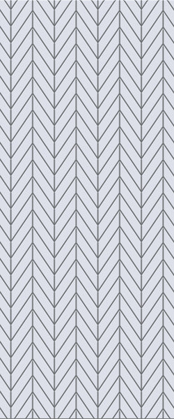 Grey Chevron Acrylic Shower Wall Panel 2440mm x 1220mm (3mm Thick) - CladdTech