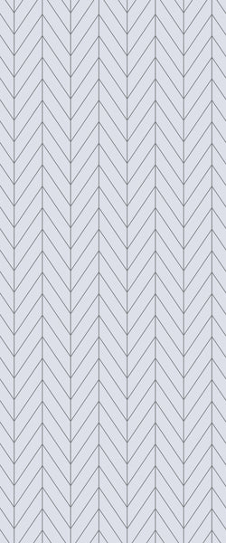 Grey Chevron Acrylic Shower Wall Panel 2440mm x 1220mm (3mm Thick) - CladdTech