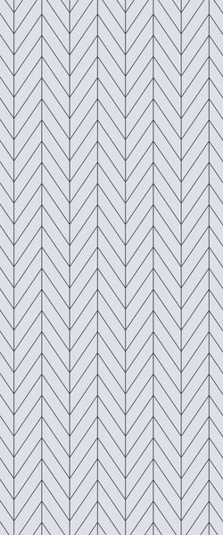 Grey Chevron Acrylic Shower Wall Panel 2440mm x 1220mm (3mm Thick) - CladdTech
