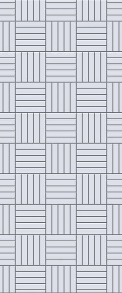 Grey Mosaic Acrylic Shower Wall Panel 2440mm x 1220mm (3mm Thick) - CladdTech