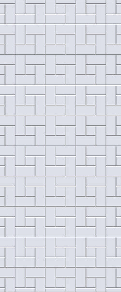 Grey Windmill Acrylic Shower Wall Panel 2440mm x 1220mm (3mm Thick) - CladdTech