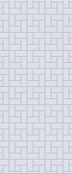 Grey Windmill Acrylic Shower Wall Panel 2440mm x 1220mm (3mm Thick) - CladdTech