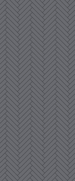 Grey Double Herringbone Tile Acrylic Shower Wall Panel 2440mm x 1220mm (3mm Thick) - CladdTech
