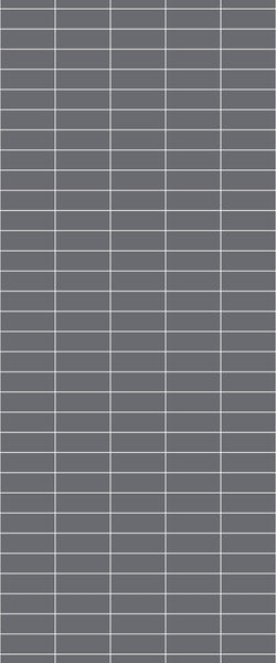 Grey Horizontal Block Acrylic Shower Wall Panel 2440mm x 1220mm (3mm Thick) - CladdTech