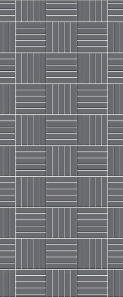Grey Mosaic Acrylic Shower Wall Panel 2440mm x 1220mm (3mm Thick) - CladdTech