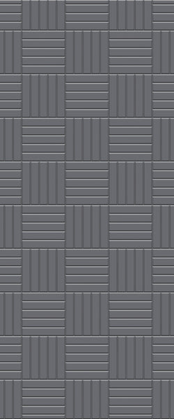 Grey Mosaic Acrylic Shower Wall Panel 2440mm x 1220mm (3mm Thick) - CladdTech