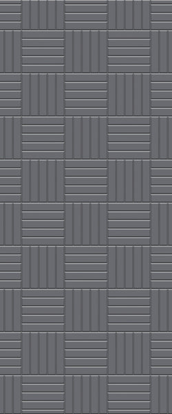 Grey Mosaic Acrylic Shower Wall Panel 2440mm x 1220mm (3mm Thick) - CladdTech