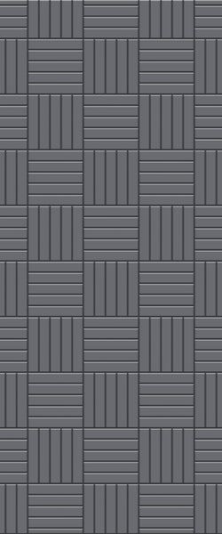 Grey Mosaic Acrylic Shower Wall Panel 2440mm x 1220mm (3mm Thick) - CladdTech