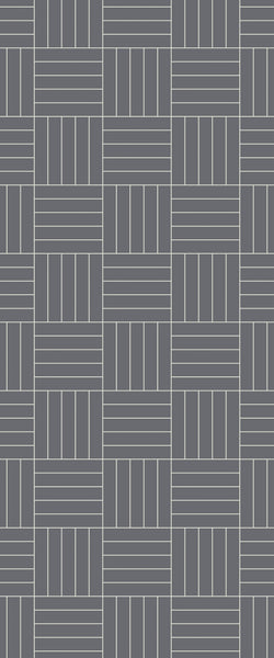 Grey Mosaic Acrylic Shower Wall Panel 2440mm x 1220mm (3mm Thick) - CladdTech
