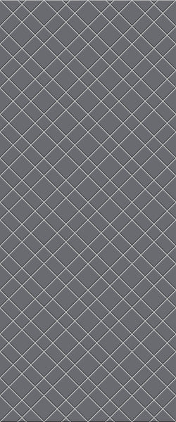 Grey Basket Weave Acrylic Shower Wall Panel 2440mm x 1220mm (3mm Thick) - CladdTech