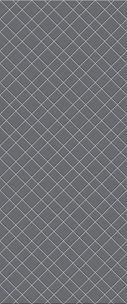 Grey Basket Weave Acrylic Shower Wall Panel 2440mm x 1220mm (3mm Thick) - CladdTech