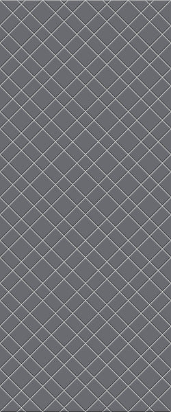 Grey Basket Weave Acrylic Shower Wall Panel 2440mm x 1220mm (3mm Thick) - CladdTech