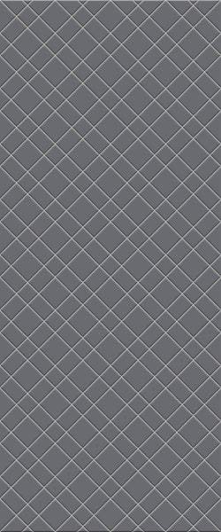 Grey Basket Weave Acrylic Shower Wall Panel 2440mm x 1220mm (3mm Thick) - CladdTech